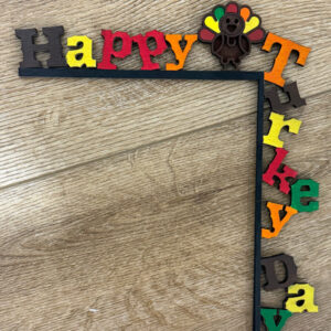 Thanksgiving Turkey Day Door Corner Decor