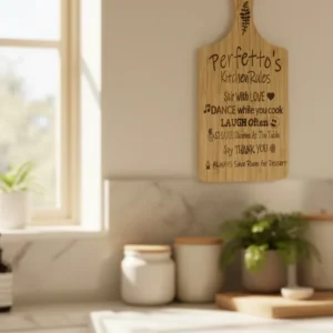 Kitchen Rules Cutting Board