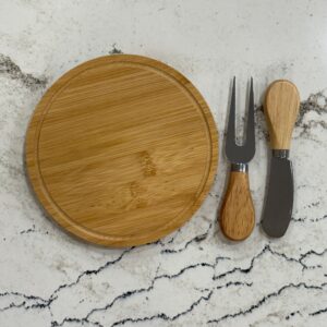 Customize - Charcuterie Cutting Board Small Round Personalized