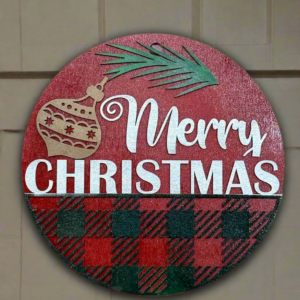 Merry Christmas Door Sign